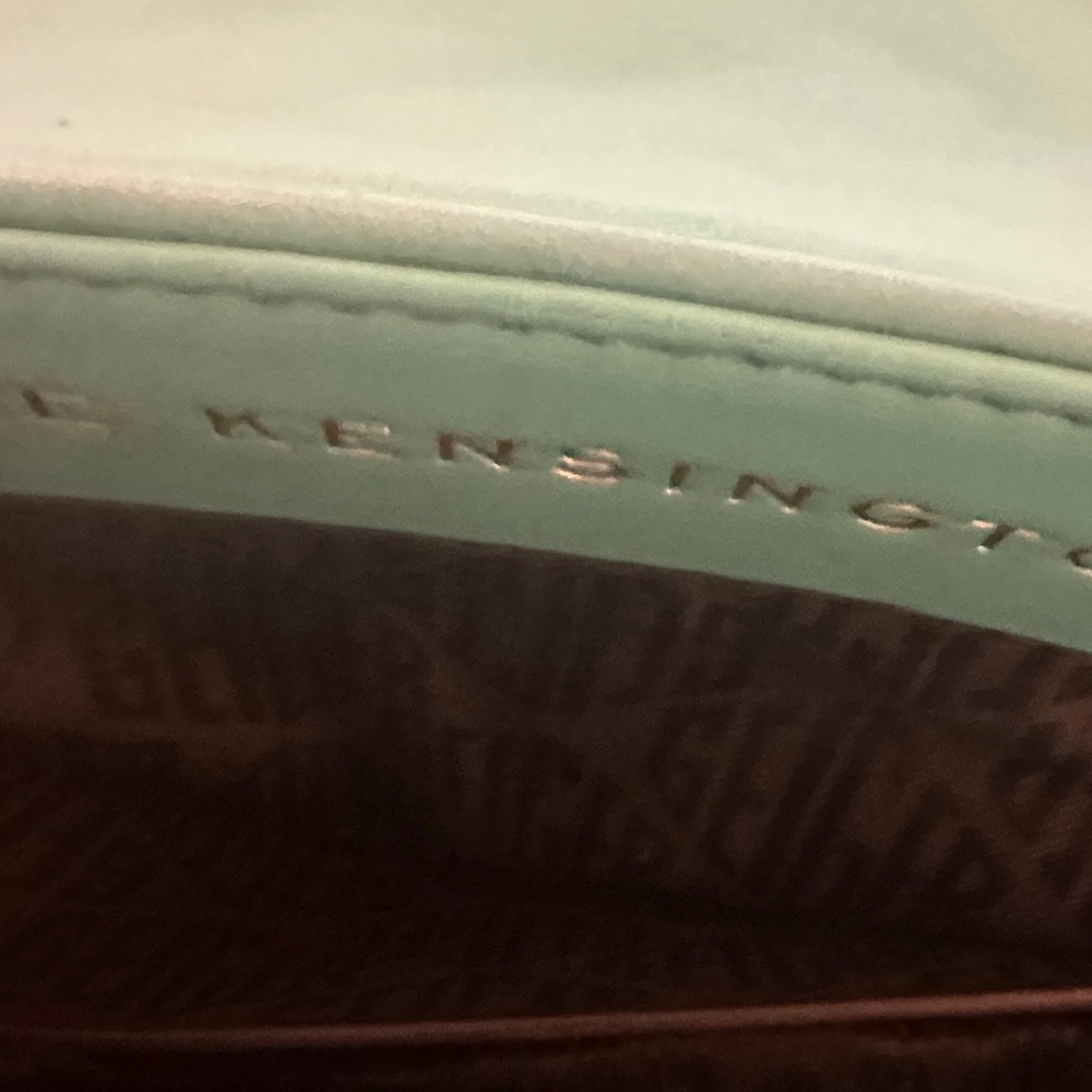 Kurt Geiger Turquoise Quilted Chain Shoulder Bag - Picture 6 of 12